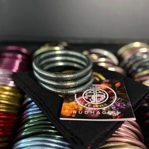 BuDhaGirl Graphite Tzubbie Bangles